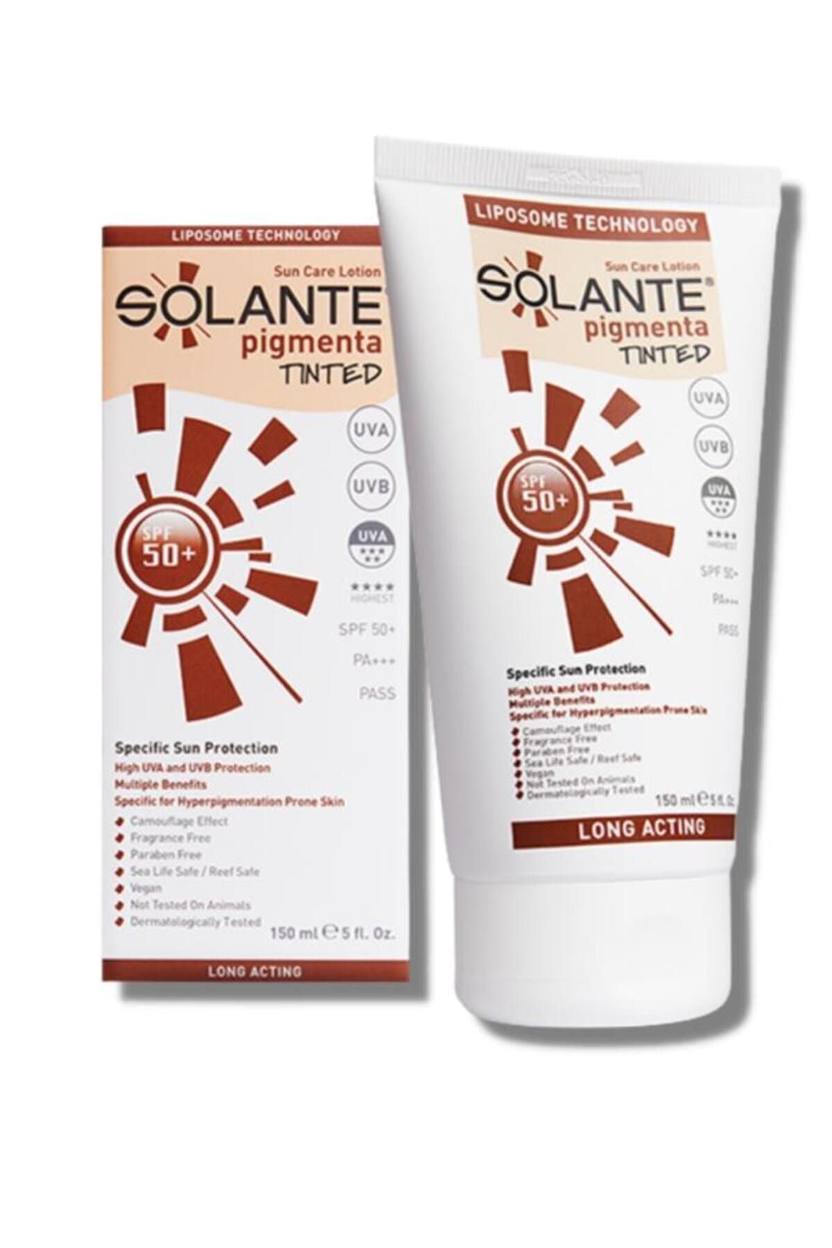 Solante Pigmenta Tinted SPF 50+ Leke Karşıtı Güneş Losyonu 150 ml