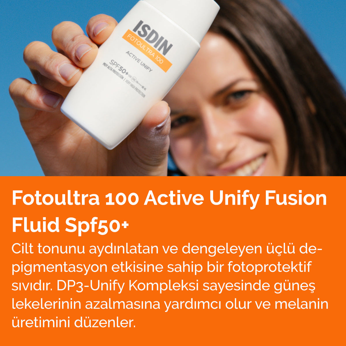 ISDIN Fotoultra Active Unify SPF 50+ Leke Karşıtı Güneş Kremi 50 ml