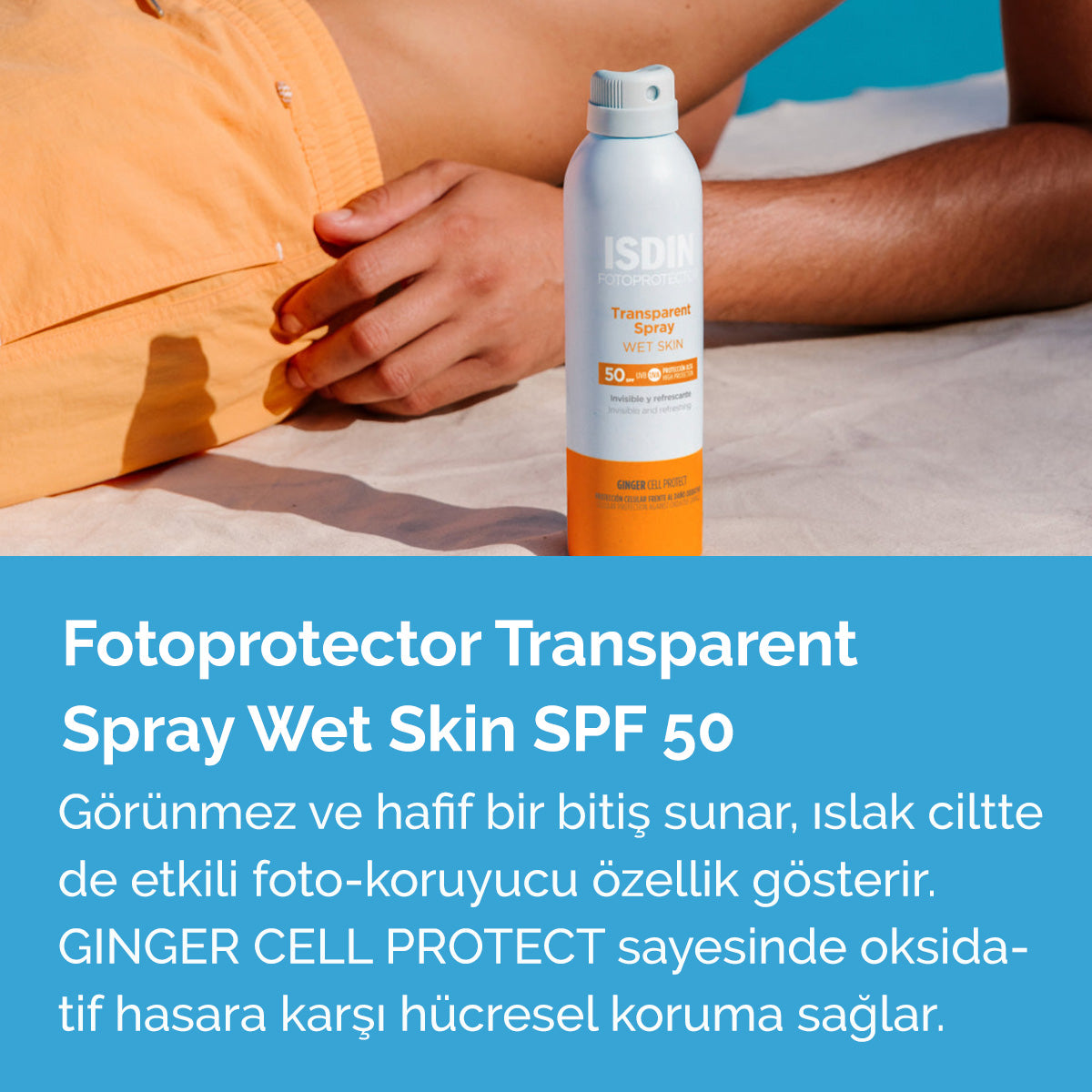 ISDIN Fotoprotector Transparan Sprey Güneş Koruyucu SPF50 250 ml