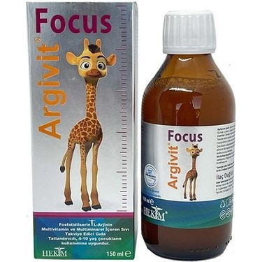 Argivit Focus Takviye Edici Gıda 150 ml - Farmareyon