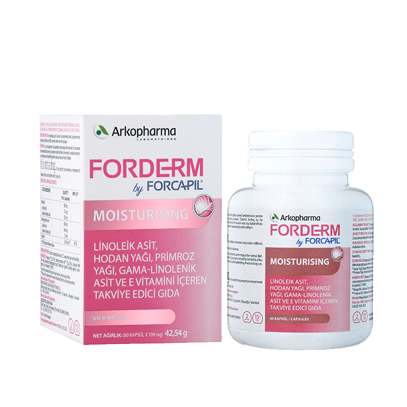 Arkopharma Forderm Moisturising 60 Capsules - Farmareyon