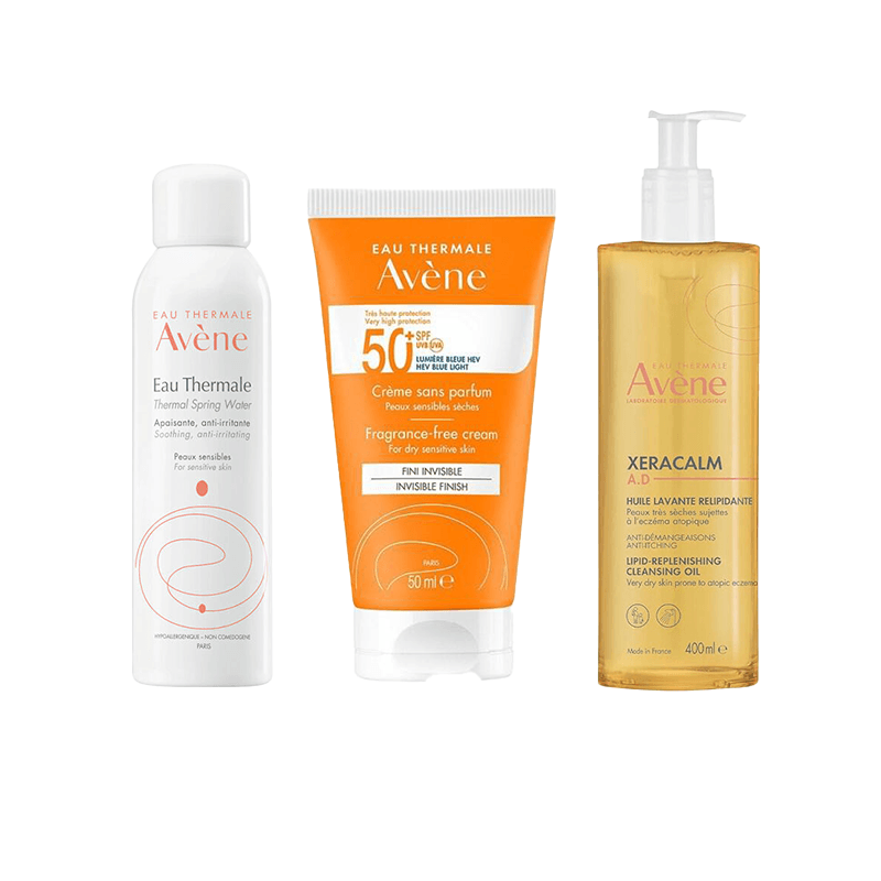 Avene Aileler İçin SPF50+ - Temizleme Yağı – Termal Su Seti - Farmareyon