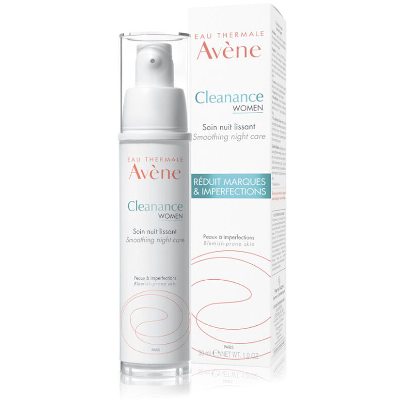 Avène Cleanance WOMEN Soin nuit lissant 30 ml ( Akneye Eğilimli Ciltler İçin İzleri Azaltan Gece Kremi ) - Farmareyon