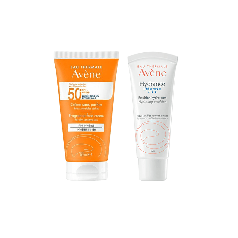 Avene Hassas Ciltler İçin SPF50+ ve Nemlendirici Seti - Farmareyon