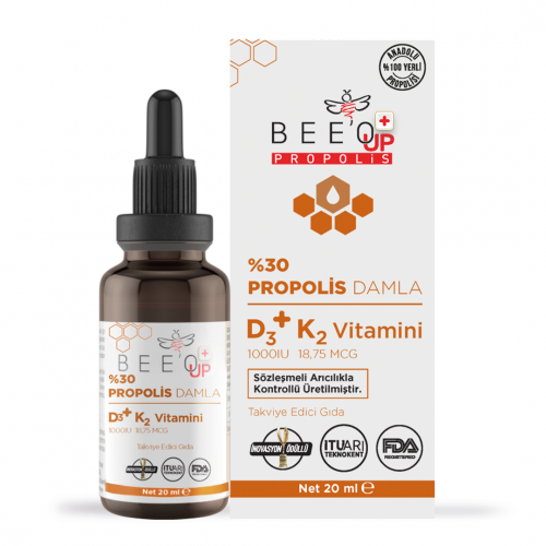 Beeo Up Propolis D3+K2 Damla