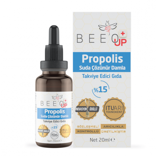 Beeo Up Propolis Suda Çözünür Damla %15 20 ml