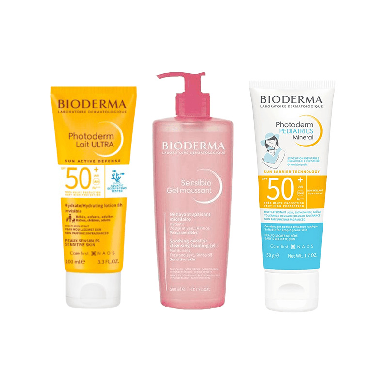 Bioderma Aileler İçin SPF50+ - Çocuk Güneş Kremi – Temizleme Jeli Seti - Farmareyon