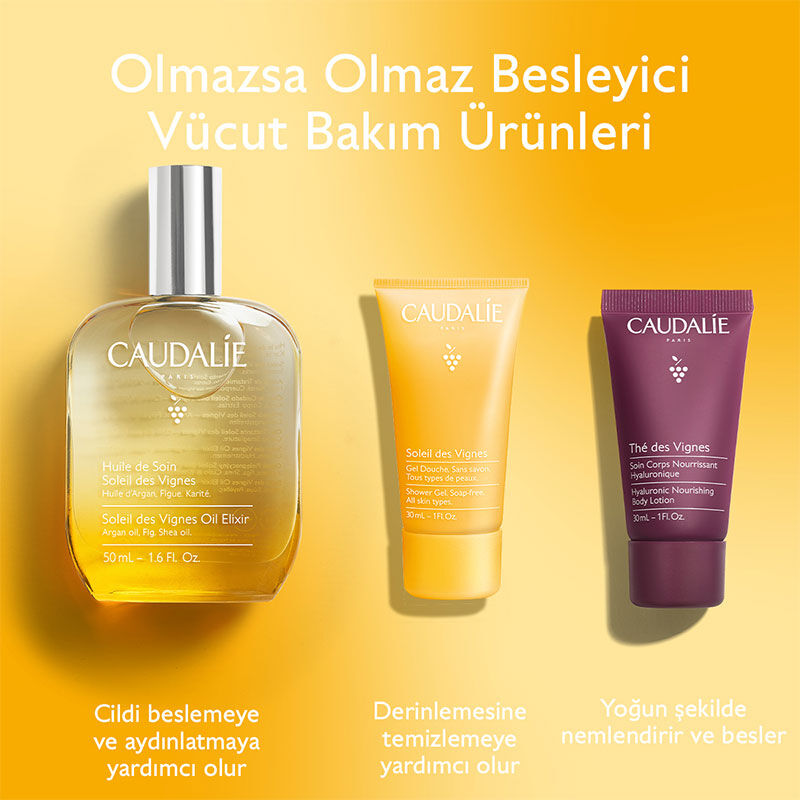 Caudalie Soleil des Vignes Elixir Yağ Seti