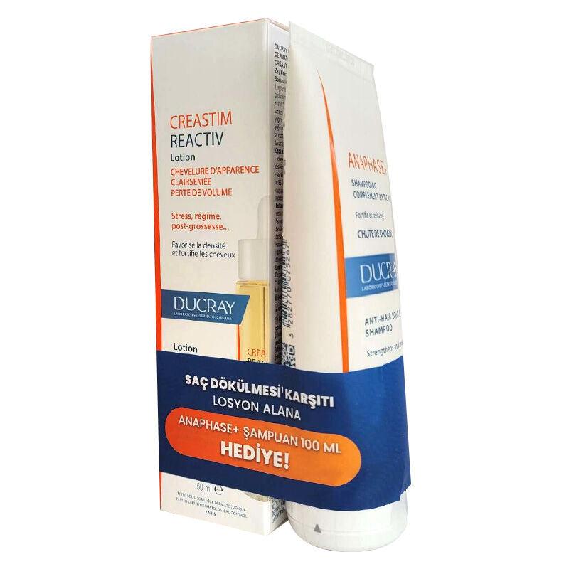 Ducray Creastim Reactiv Losyon 60 ml + Anaphase Şampuan 100 ml HEDİYE! - Farmareyon