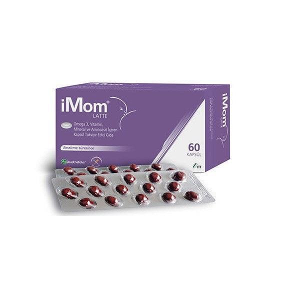 iMom Latte Omega 3 Takviye Edici Gıda 60 Kapsül - Farmareyon