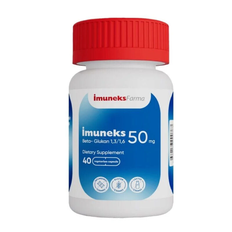 İmuneks Farma İmuneks 50 mg Beta Glukan 1,3/1,6 40 Kapsül - Farmareyon