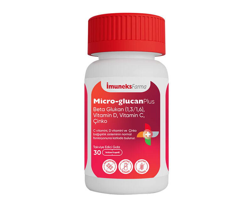 İmuneks Farma Micro-Glucan Plus 30 Kapsül - Farmareyon