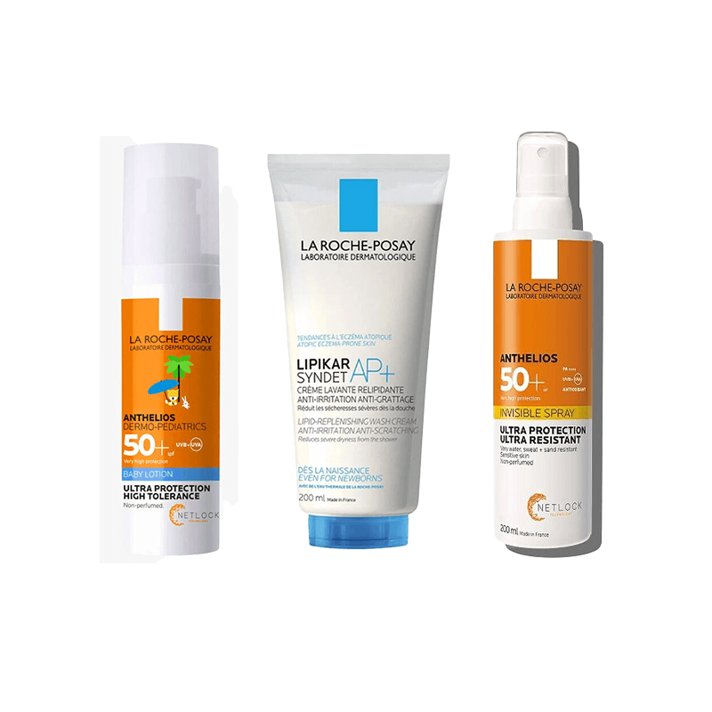 La Roche-Posay Aileler İçin Çocuk Güneş Kremi – SPF50+ - Nemlendirici Seti - Farmareyon