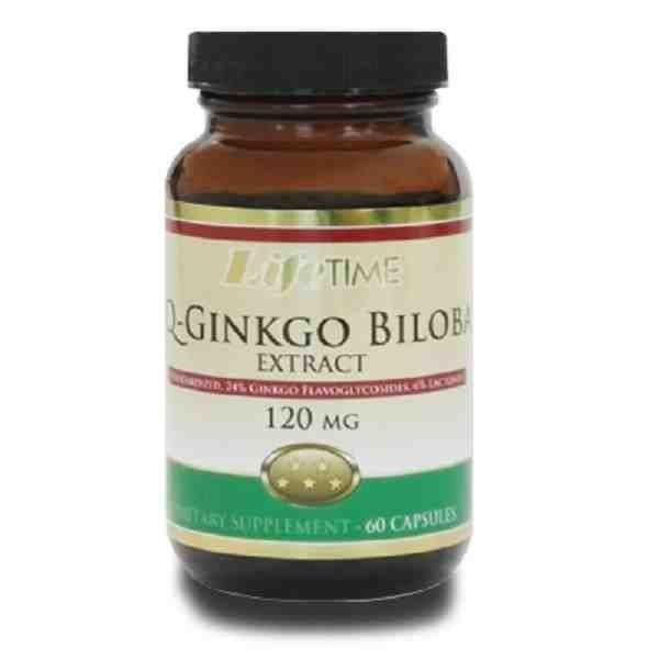 Life Time Q-Ginkgo Biloba 120Mg 60 Kapsül - Farmareyon