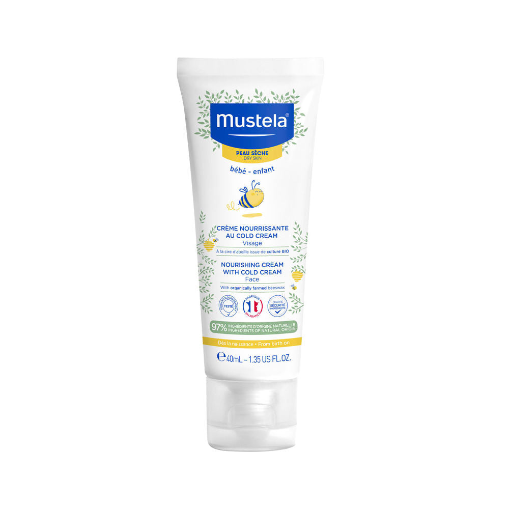 Mustela Cold Cream ve Organik Balmumu İçeren, Bebek Yüz Kremi 40 ml - Farmareyon