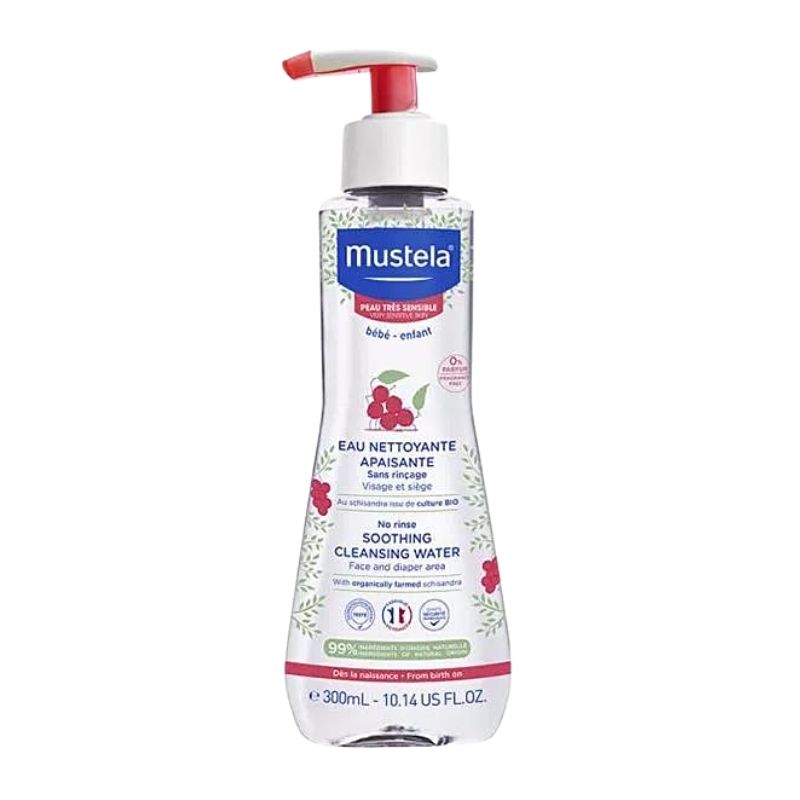 Mustela Durulama Gerektirmeyen Rahatlatıcı Bebek Temizleme Suyu 300 ml - Farmareyon