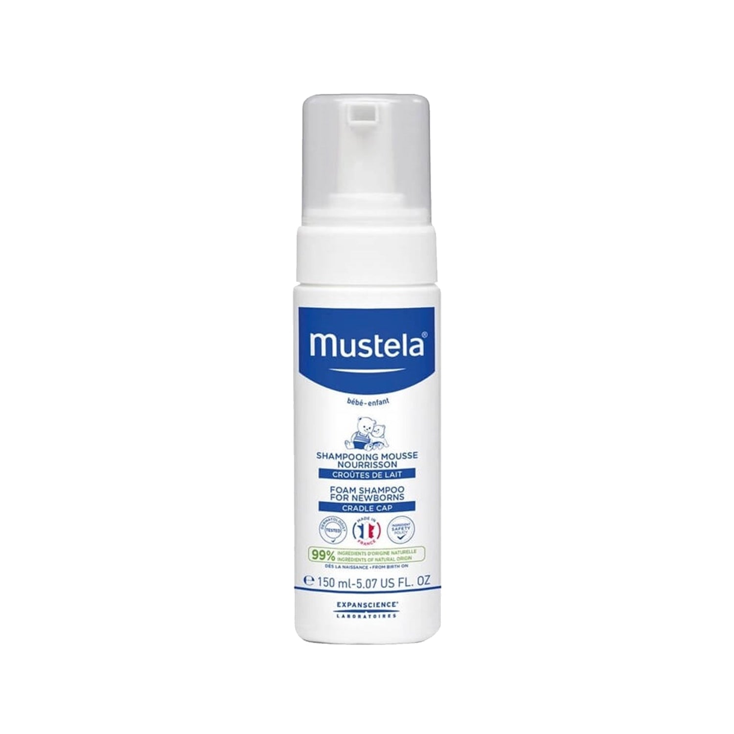 Mustela Saç Pullanmalarına Karşı Yenidoğan Köpük Şampuanı 150 ml - Farmareyon