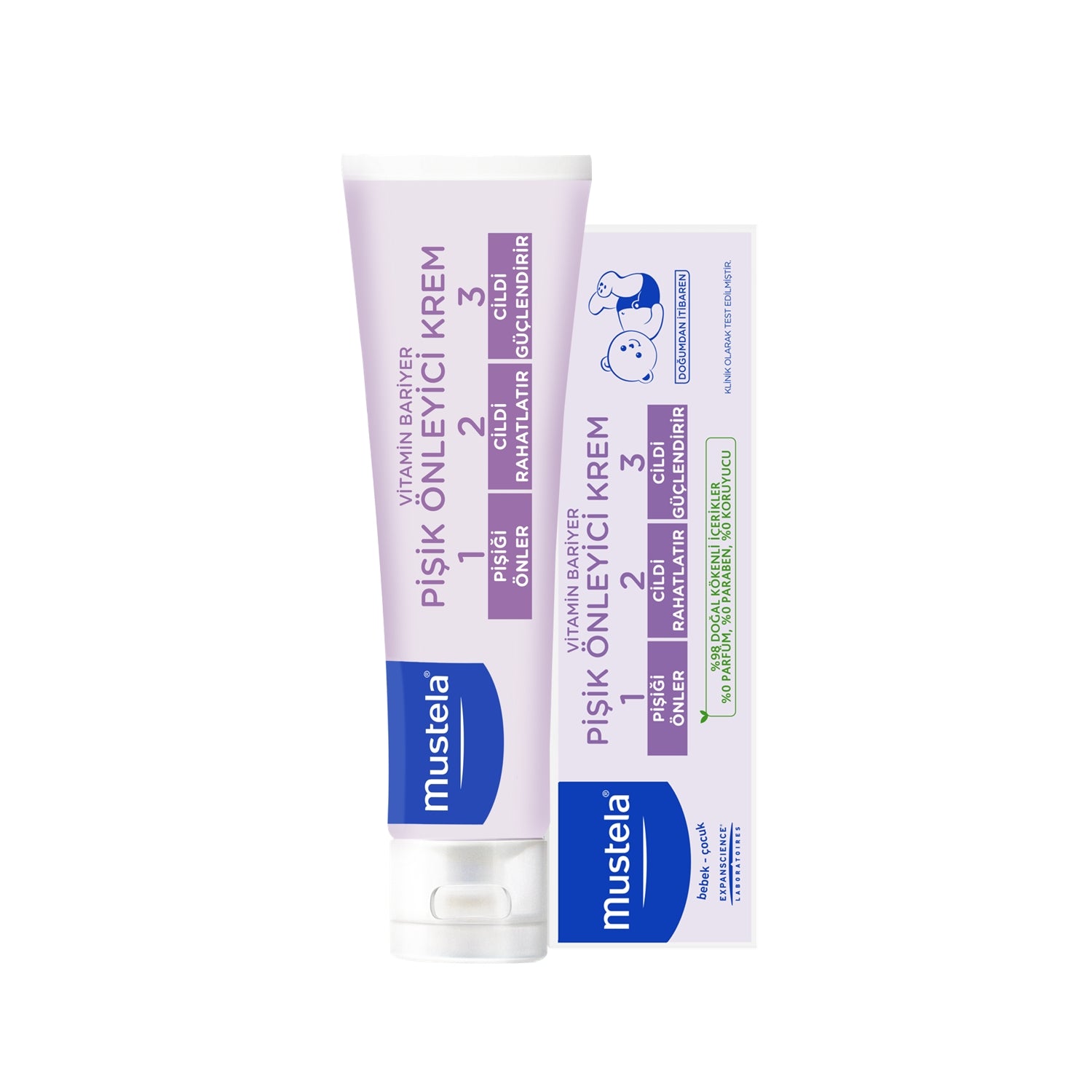 Mustela Vitamin Bariyer 1.2.3. Pişik Önleyici Krem 100 ml - Farmareyon