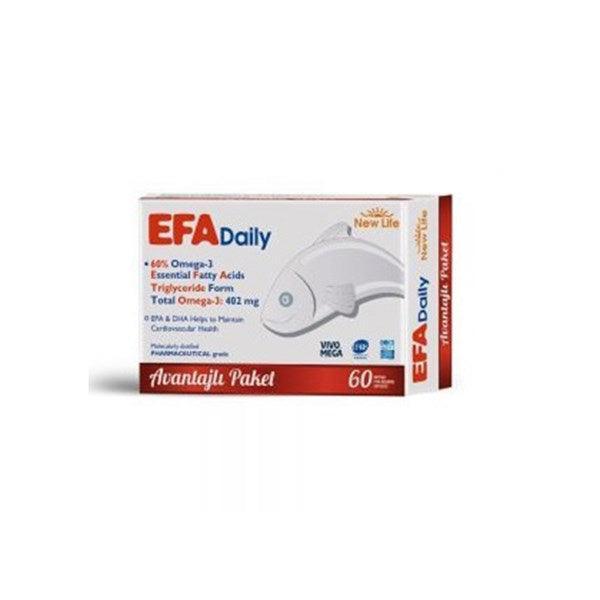 New Life Efa Daily Avantajlı Paket 60 kapsül - Farmareyon