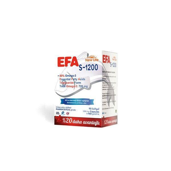 New Life Efa S-1200 Omega3 90 Kapsül - Farmareyon