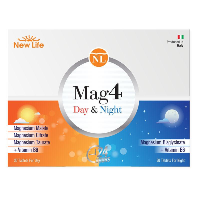 New Life Mag4 Day & Night 60 Tablet - Farmareyon