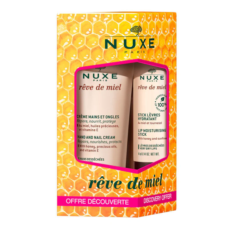 Nuxe Reve De Miel Hand And Nail Cream 30ml - Lip Stick Dudak Bakımı 4g