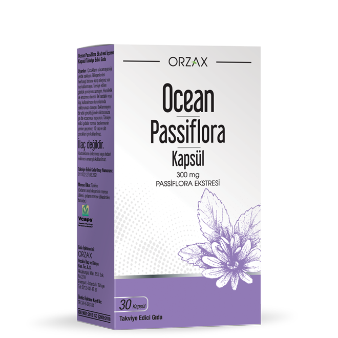 Ocean Passiflora 300 mg 30 Kapsül - Farmareyon