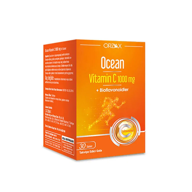 Ocean Vitamin C 1000 mg 30 Tablet - Farmareyon