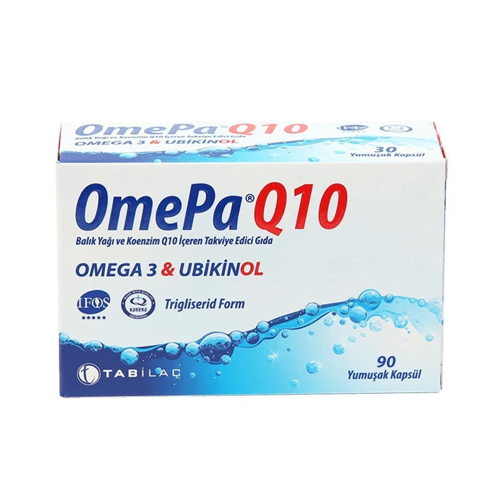 Omepa Q10 Omega3 Ubiquinol 90 Kapsül - Farmareyon