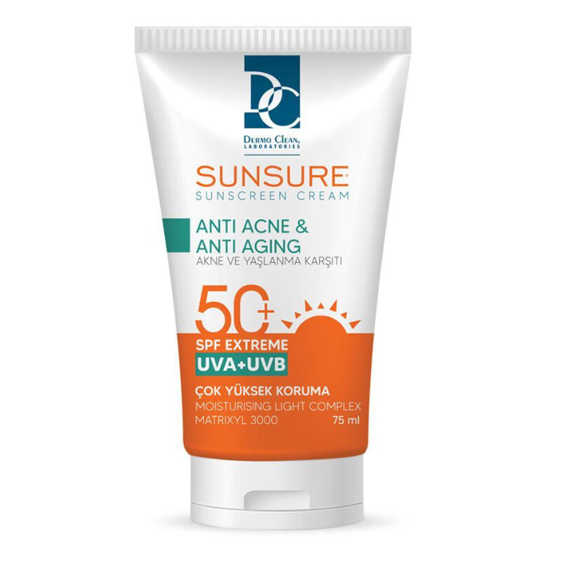 Sunsure Anti Acne &amp; Anti Aging ( Akne &amp; Yaşlanma Karşıtı ) Spf50+ 75 ml - Farmareyon