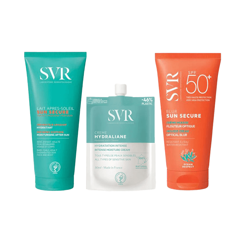 SVR Bronzlaşma İçin SPF50+ - After Sun Jel-Krem - Nemlendirici Krem Seti - Farmareyon