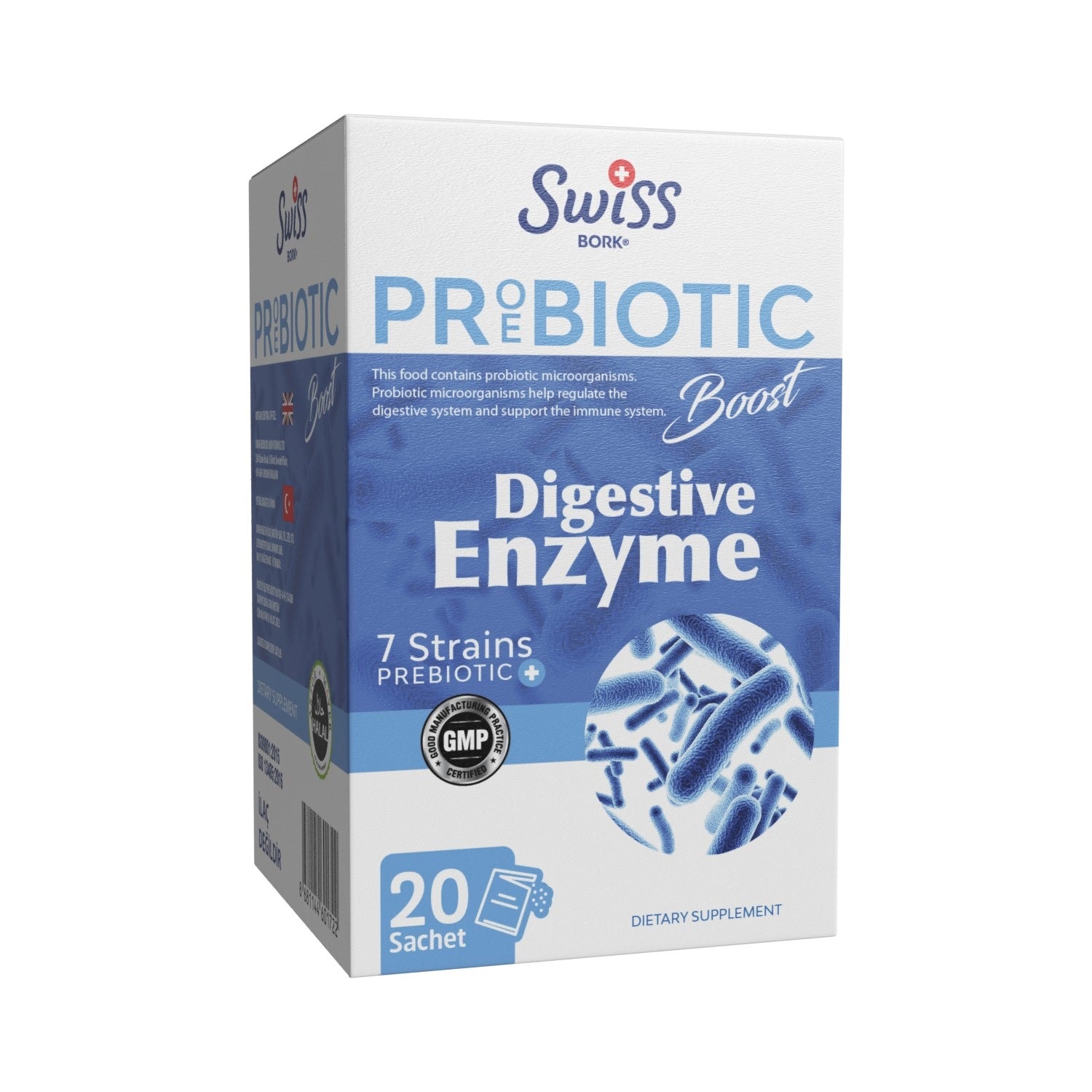 Swiss Bork Digestive Enzyme Boost 20 Şase (YENİ) - Farmareyon