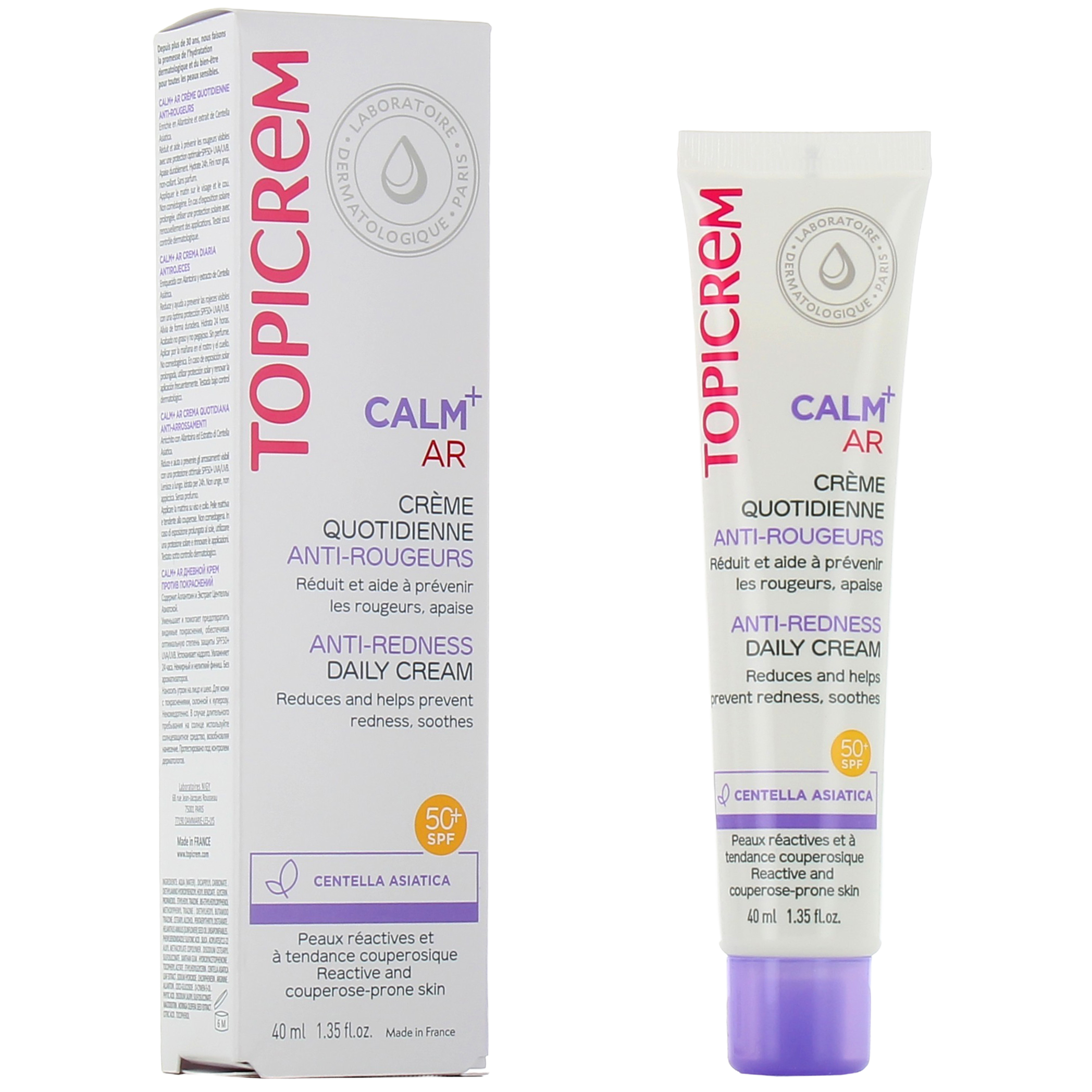 Topicrem Calm AR Cream SPF50 40 ML - Farmareyon