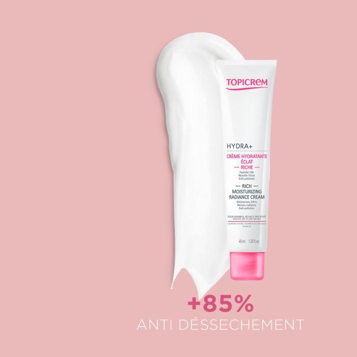 Topicrem Hydra+ Rich Moisturizing Cream 40 ml - Farmareyon