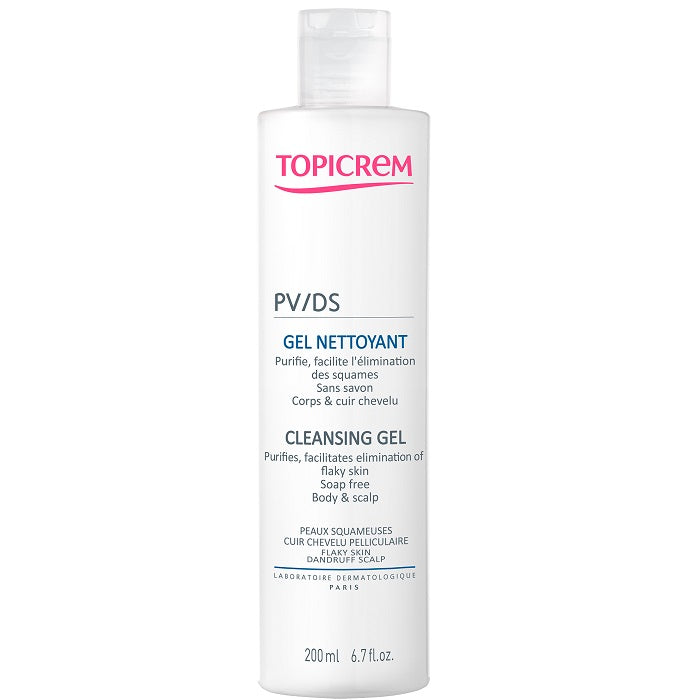 Topicrem PV/DS Cleansing Gel Body & Hair Scalp 200 ml - Farmareyon