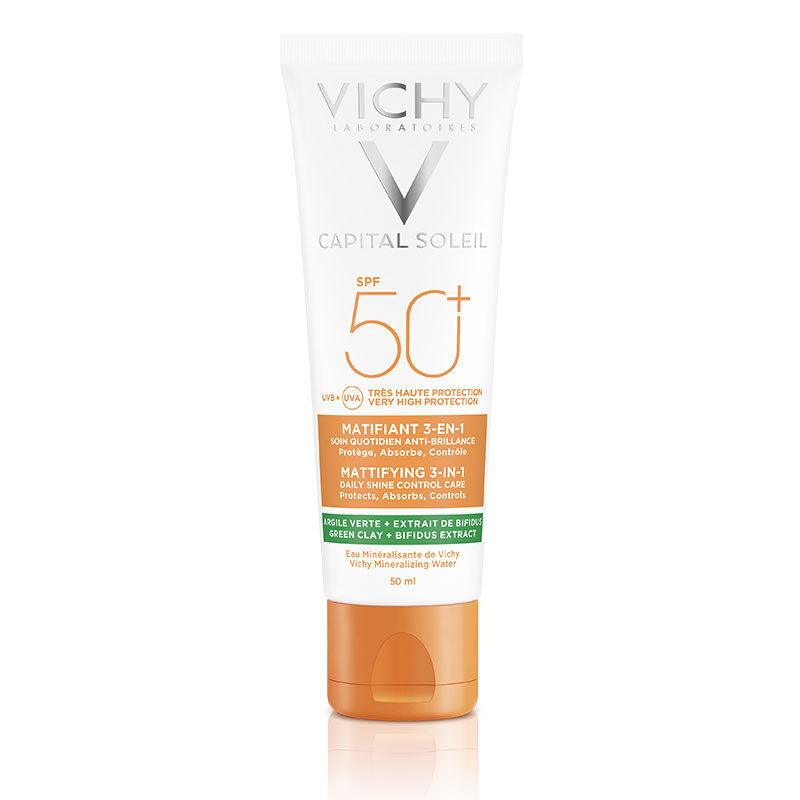 Vichy Capital Soleil SPF 50+ Matlaştırıcı Yüz Güneş Kremi 50 ml - Farmareyon