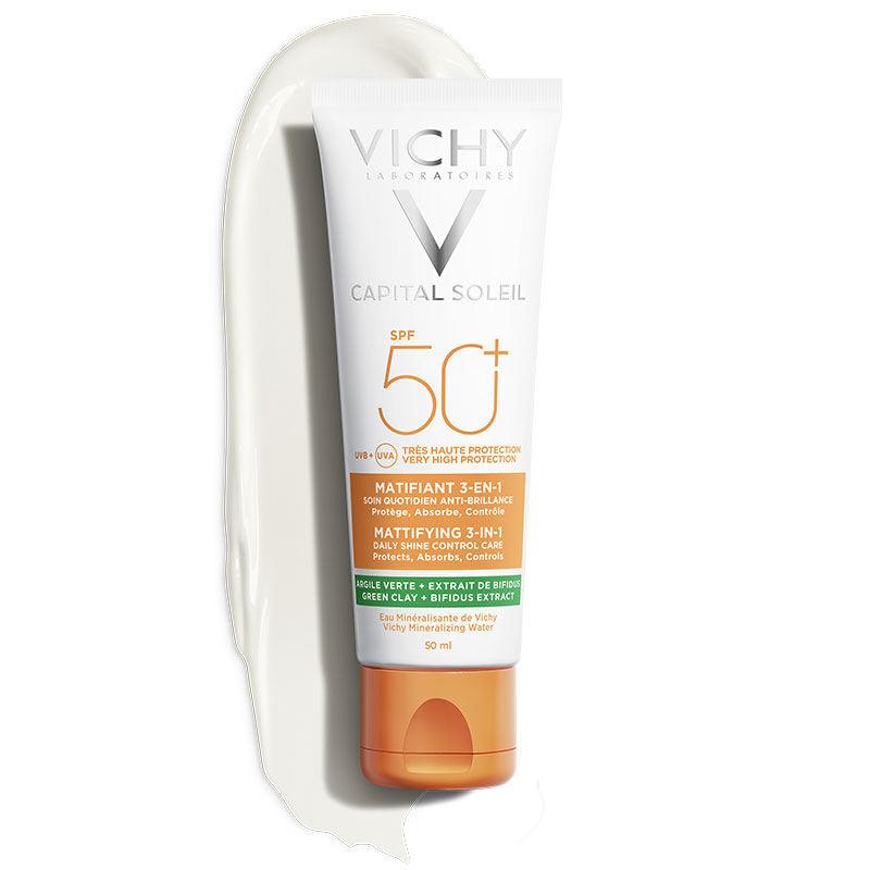 Vichy Capital Soleil SPF 50+ Matlaştırıcı Yüz Güneş Kremi 50 ml - Farmareyon