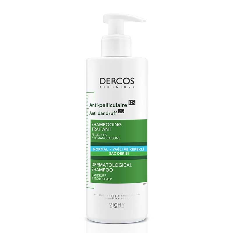 Vichy Dercos Anti Dandruff Kepek Karşıtı Şampuan 390 ml (Normal ve Yağlı Saç Derisi) - Farmareyon