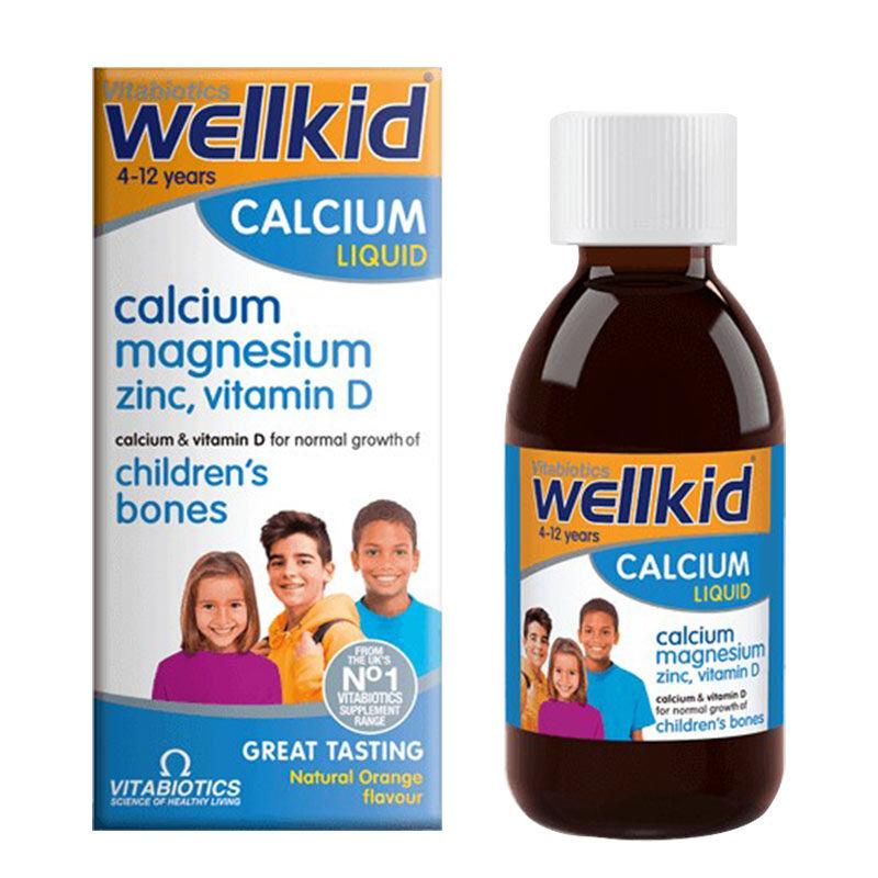 Vitabiotics Wellkid Calcium Liquid Takviye Edici Gıda 150 ml - Farmareyon