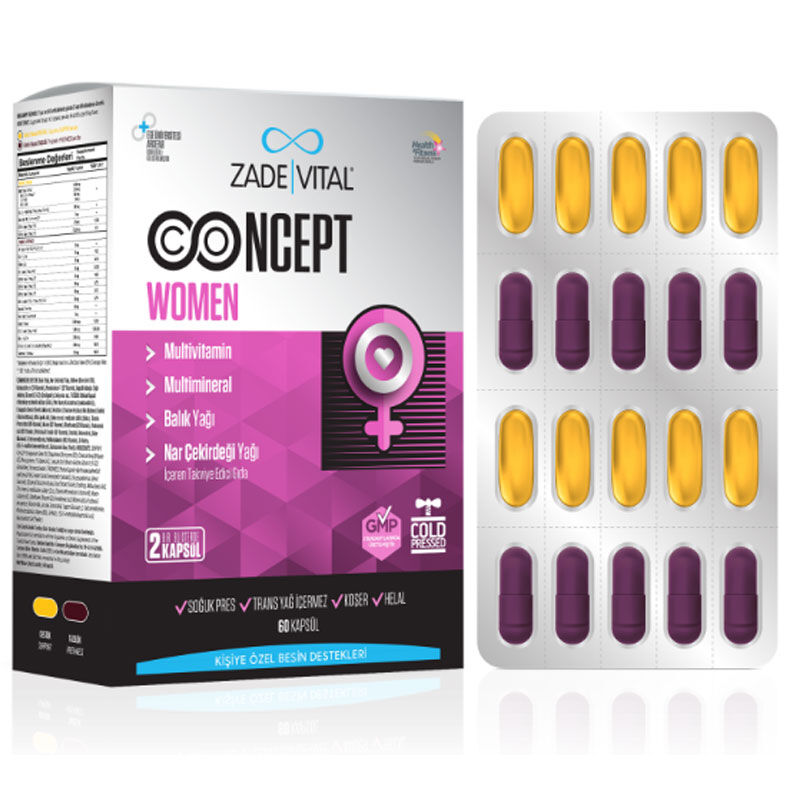 Zade Vital Concept WOMAN 60 Kapsül - Farmareyon