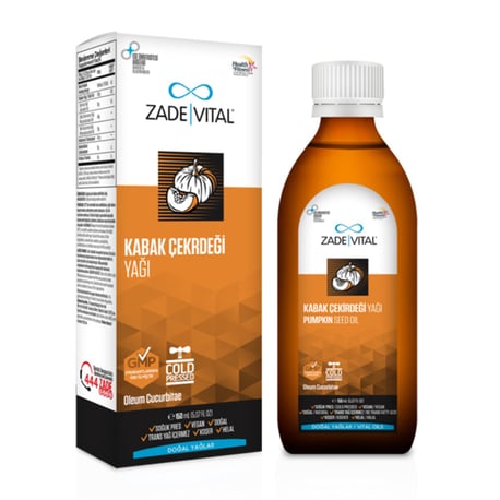 Zade Vital Kabak Çekirdeği Yağı 150ML - Farmareyon