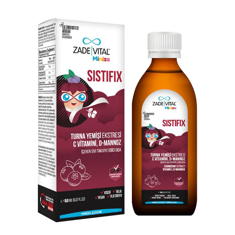 Zade Vital Miniza Sistifix Sıvı Takviye Edici Gıda 150 ml - Farmareyon