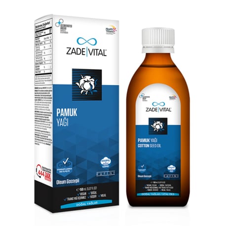 Zade Vital Pamuk Yağı 150 ml - Farmareyon