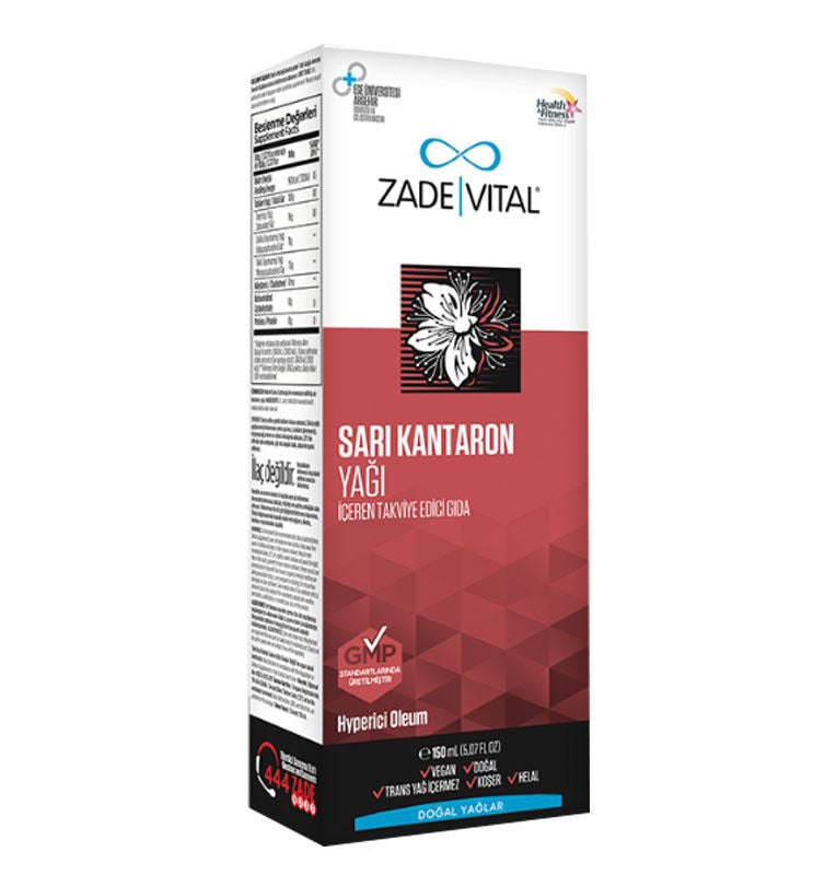 Zade Vital Sarı Kantaron yağı 150 ml - Farmareyon