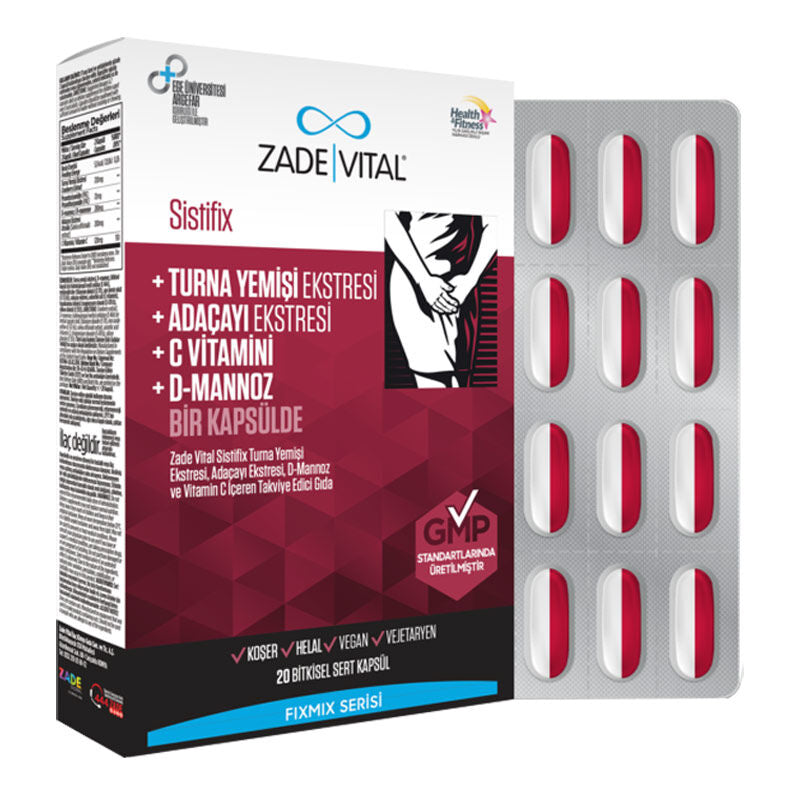 Zade Vital Sistifix Takviye Edici Gıda 20 Kapsül - Farmareyon