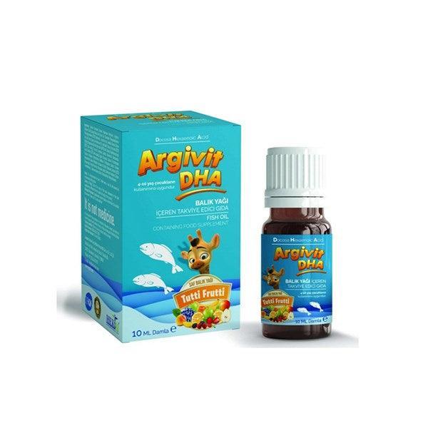 Argivit DHA Balık Yağı İçeren Takviye Edici Gıda 10 ml - Farmareyon