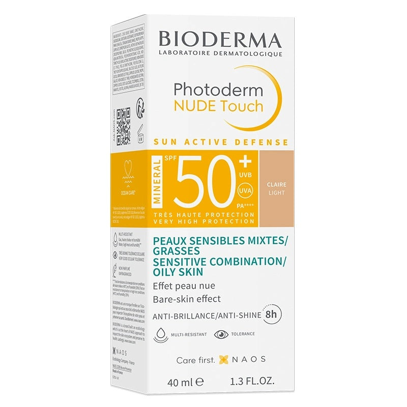 Bioderma Photoderm Nude Touch SPF50+ Light 40 ml - Farmareyon