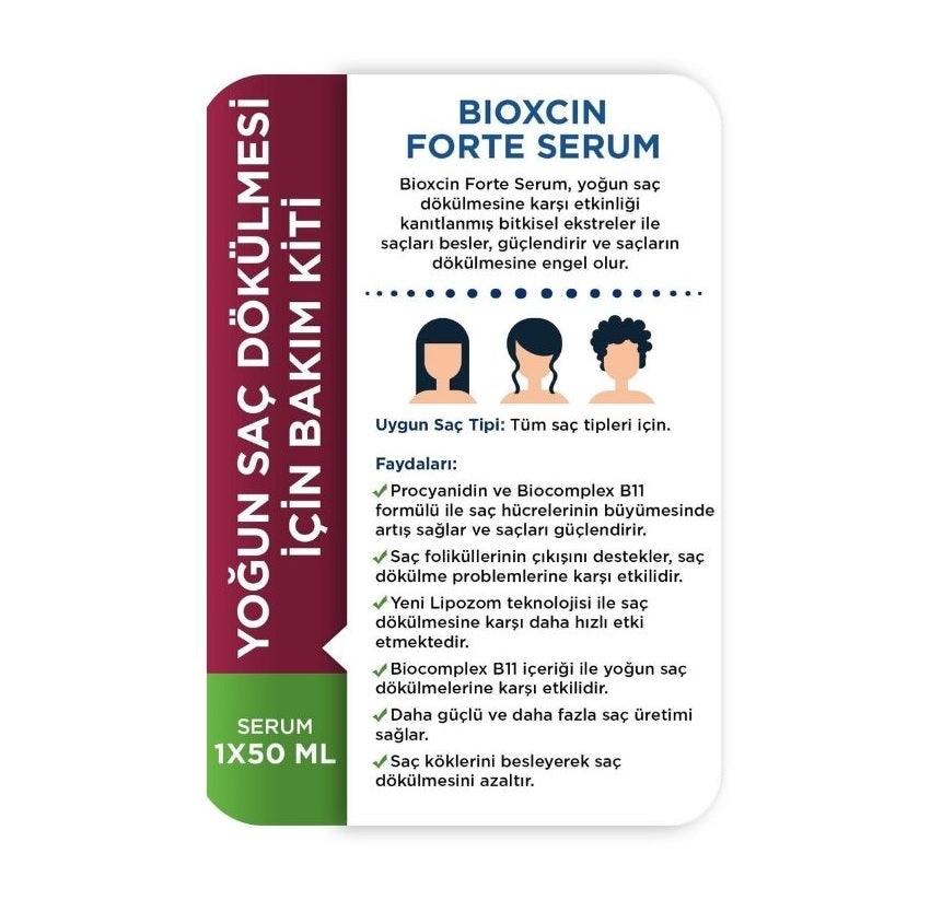 Bioxcin Forte Yoğun Saç Dökülmesi İçin Bakım Kiti - Farmareyon