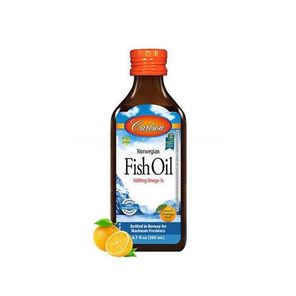 Carlson Fish Oil Portakal Aromalı Şurup 200 ml - Farmareyon