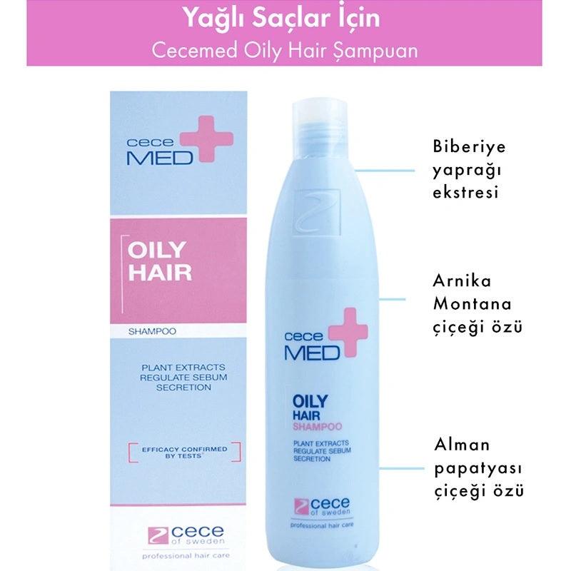 CeceMED Yağlı Saçlar İçin Şampuan 300 ml - Farmareyon